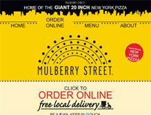 Tablet Screenshot of mulberrystreet.co.uk