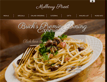 Tablet Screenshot of mulberrystreet.net